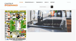 Desktop Screenshot of gantrupbyggemarked.dk